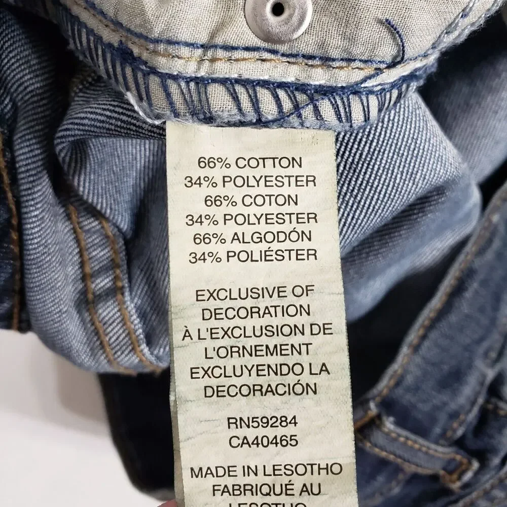 The Children's Place Boys Jeans Size 16H Husky Bootcut Denim Adjustable Waist
